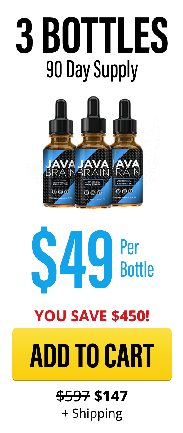 Java Brain Coffee Buy 3 Bottles
