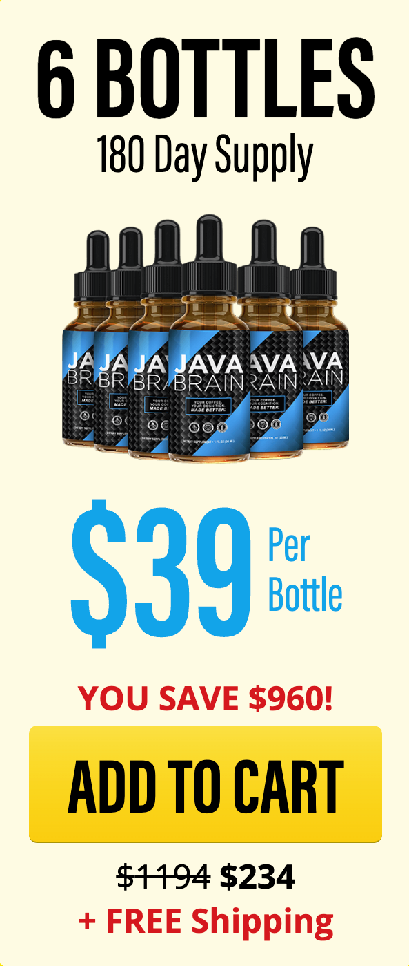 Java Brain Coffee Buy 6 Bottles